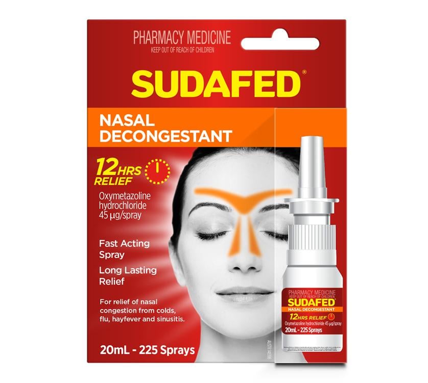 over the counter nasal decongestant spray